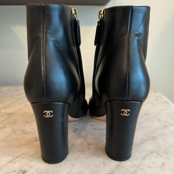 Chanel Open Toe Ankle Boots - Picture 4 of 6